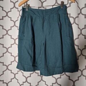 Athleta Playa Teal Women Shorts Bermudas, Size 8, New